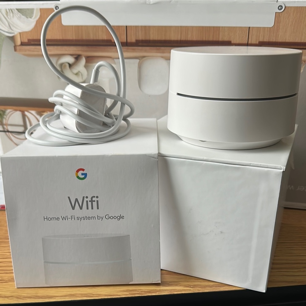 Google WiFi System Box with White Label